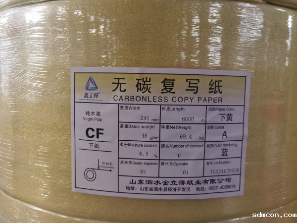 无碳卷筒纸生产厂